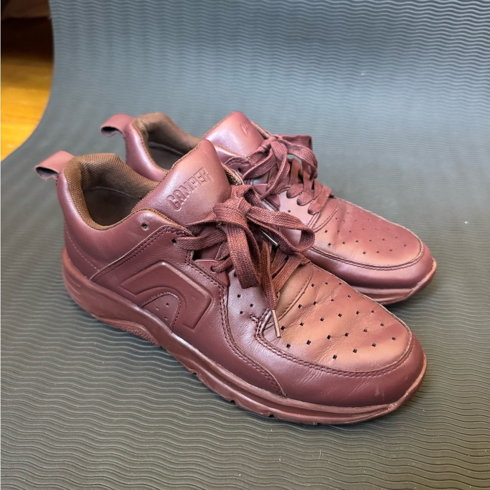 Camper Drift Monochrome Maroon Sneaker Size 39 - Picture 6 of 8